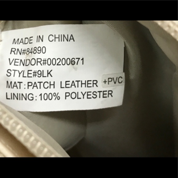 Crossbody Purse Leather Patchwork Material Multi Color Polyester Lining - Picture 9 of 9